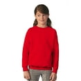 thumbnail image 3 of Kids Sweatshirt Plain Casual Pullover Sweater Size 6-8 10-12 14-16 18-20 - S M L XL - Age 6 to 20 Years Old School Uniform Red Youth Sweatshirts for Boys Teen Girls Sweatshirt, 3 of 3