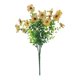 thumbnail image 1 of Ramo de flores violetas artificiales, planta falsa para jardín de casa con tallos verdes Amarillo, 1 of 9