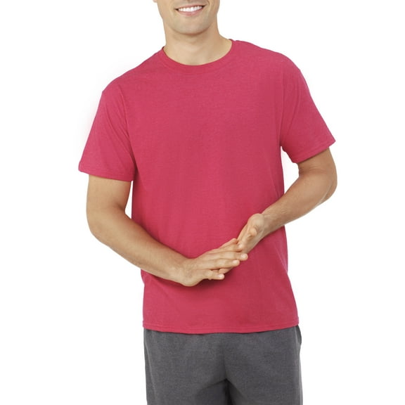 Fruit of the Loom Men's and Big Men's Dual Defense UPF Crew T Shirt, Up To Size 4X