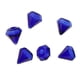 thumbnail image 5 of 6 botellas de vidrio con forma de diamante, viales transparentes con tapa de globo de 15 mm Azul, 5 of 9