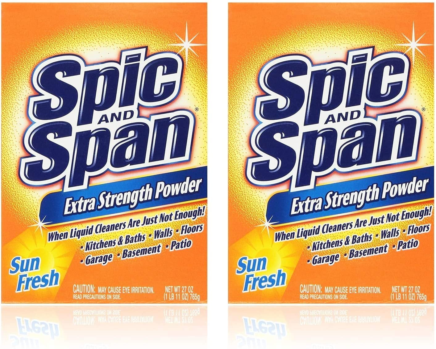 Spic and Span Extra Strength Powder Cleaner, Sun Fresh, 27Ounces, 2