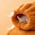 thumbnail image 6 of Halloween Pumpkin Costume, Wearable Blanket Hoodie Cozy Plush Lounger Robe, Pajamas Pumpkin Costume Loungewear Halloween Cosplay Costume, 6 of 6
