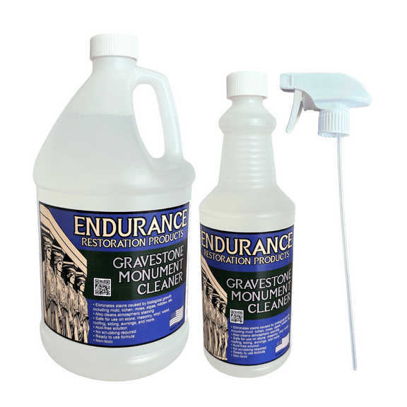 Endurance Gravestone & Monument Cleaner - 1 Gallon 1 Quart