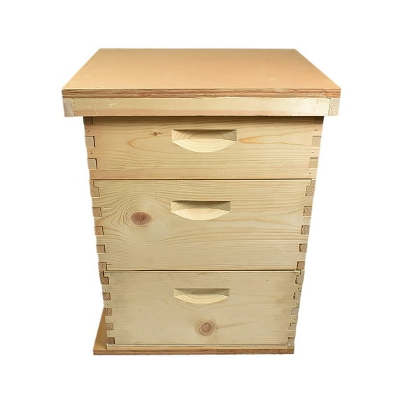 GoodLand Bee Supply GL-2BK1SK-TK5 Beekeeping Complete 3 Tier Beehive Kit