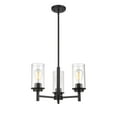 thumbnail image 3 of Millennium Lighting  Janna Chandelier Matte Black 3 3 Lights Matte Adjustable,13 to 24 Inches Painted 13 to 24 Inches, 3 of 5
