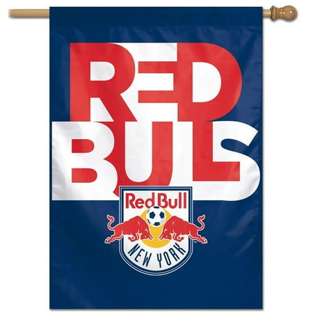 Soccer New York Red Bulls Vertical Flag, 27" x 37"