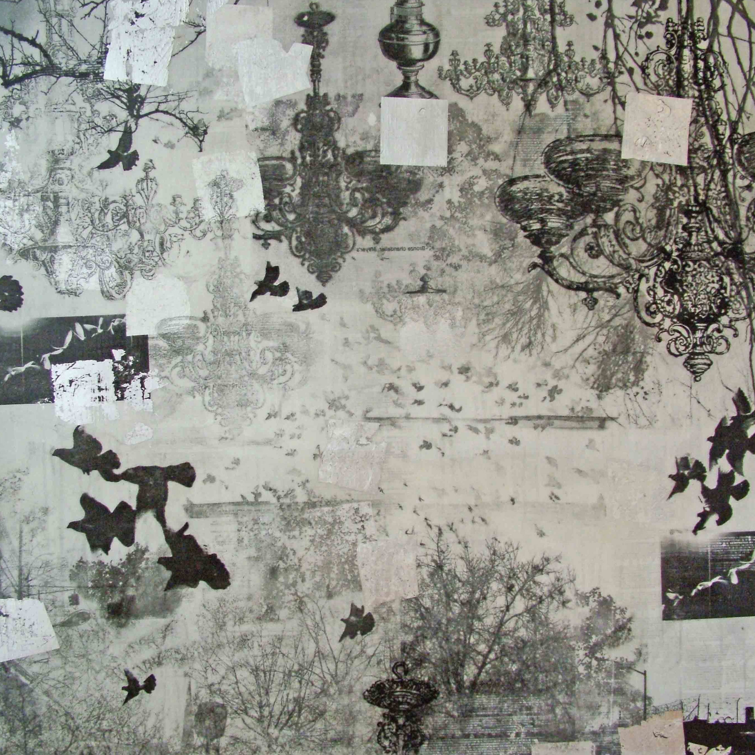 Marmont Hill "Peripheral Syncop" by Tracy Silva Barbosa Painting Print on Canvas