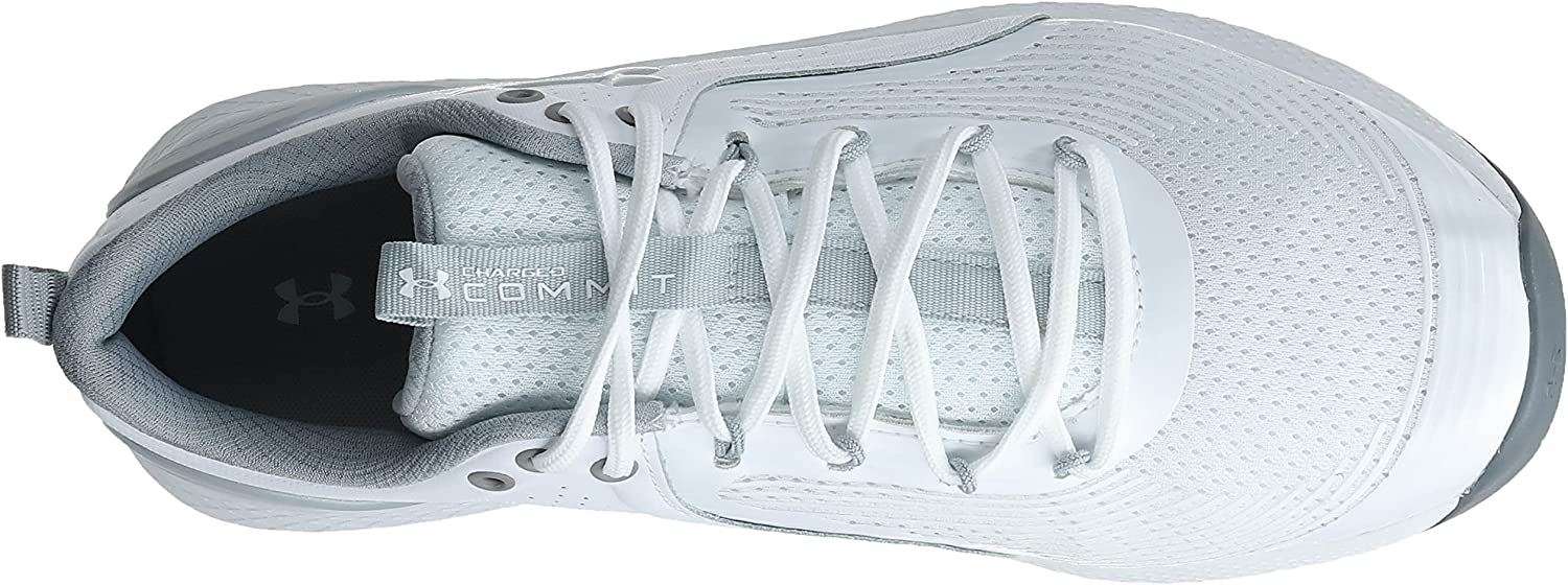 Under Armour Charged Commit TR 3 White Gray Running Shoes Men\'s Size 9 4E EEEE Under Armour Mens Charged Commit Tr 3 Cross Trainer 11.5  main image 3