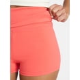 thumbnail image 4 of No Boundaries Foldover Shorts, 2.25" Inseam, Women's XXS-XXL, 4 of 5