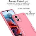 thumbnail image 6 of CoverON For Motorola Moto G 5G (2024) Phone Case, Military Grade Heavy Duty Rugged Cover Grip, Pink, 6 of 10