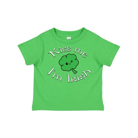 

Inktastic Kiss Me I m Irish Gift Toddler Boy or Toddler Girl T-Shirt