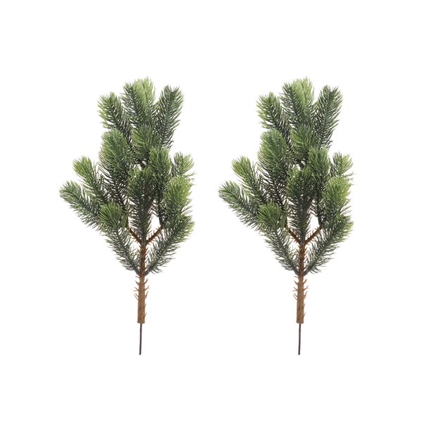 Frcolor Christmas Picks Pine Tree Artificial Wreaths Trees Decor Stems
