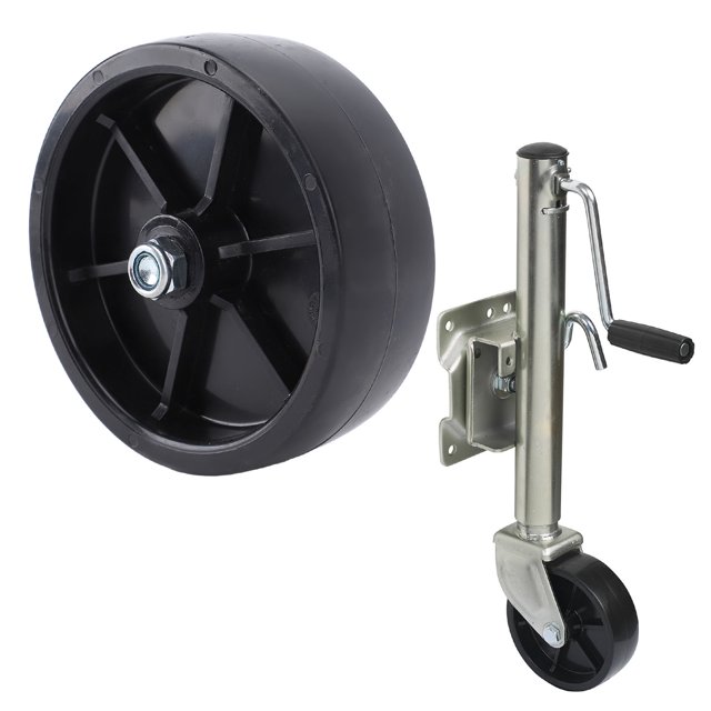 Boat Trailer Jack Caster, 6 Inches Replacement Boat Trailer Tongue Jack Wheel Wearproof for Boat Trailer
