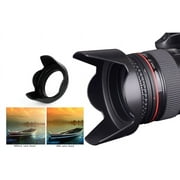 Pro Hard Lens Hood with Collar Clamp For Canon EOS R10 R50 R100 (49mm Compatible)
