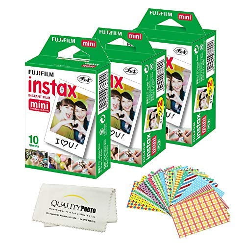 Película Fujifilm Mini Instant (blanca) para Fujifilm Mini 8, 9, 11