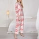 thumbnail image 3 of Balery Pigs Head And Donuts Conjunto de Pijama con Estampado para Mujer, Conjunto de Dos Piezas con Manga Larga, Ropa de Dormir Suave con Bolsillos, Pijamas Cómodos-X-Large, 3 of 7