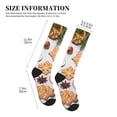 thumbnail image 2 of Lsque Christmas Gingerbread Cookies Pattern Sport Compression Socks for Men & Women 15-20 mmHg Knee High Nurse Pregnant Running Medical and Travel Athletic, 2 of 6
