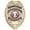 Gold, variant on Security Enforcement Officer Badge, Lightweight Pin and Safety Catch, 2.25" x 3.13", Unisex, Adult
