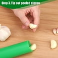 thumbnail image 4 of Garlic Peeler Skin Remover Roller Keeper,Easy Quick to Peeled Garlic Cloves with Silicone Tube Roller Garlic Peeling Kitchen Tool (5 Colors), 4 of 7