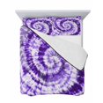 thumbnail image 7 of Purple Ombre Twin Size Down Alternative Comforter, Lightweight Comforter Quilt Bedding Set with Pillow Shams Modern Abstract Tie Dye Painting Art All Seasons Bed Comforter Duvet Insert 68"x86", 7 of 7