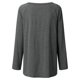 thumbnail image 5 of Bidobibo - Camiseta de manga larga para mujer, tallas grandes, holgada, informal, con cuello en V, estilo túnica, suave, lisa, para otoño, tallas S-XXL, 5 of 7