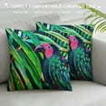 thumbnail image 3 of Nawypu MEHOTP Tropical Pillow Covers Jungle Throw Pillow Cover Green Cushion Cover Lumbar Pillow Covers  Standard Size Pillow Shams Banana Leaf Pattern Pillow Covers Watercolor Green Pillowcases, 3 of 5