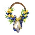 thumbnail image 3 of 1X Wreath Clearance! Front Door Wreath Yellow and Blue Wreath Spring Summer Farmhouse Wreath for Front Door Home Wall Wedding Tabletop Summer Decor, 3 of 9