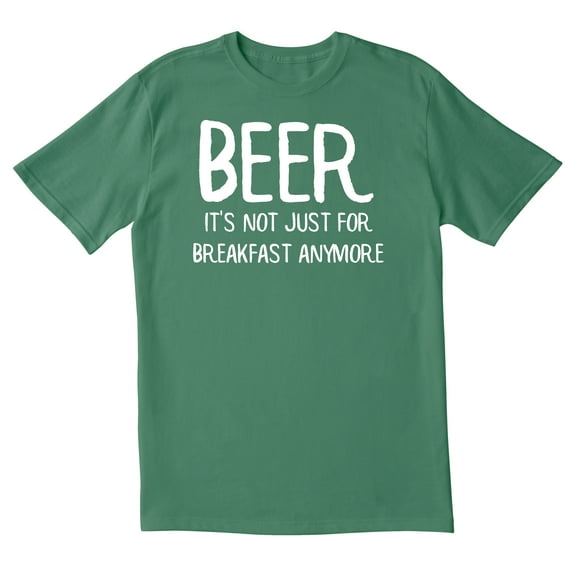 TotallyTorn Beer Is Not Just For Breakfast Anymore Novelty Sarcastic Funny Mens Graphic T Shirts