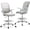 Grey, variant on Tall Drafting Desk Chair - Ergonomic High Stool Computer with Adjustable Height and Comfy Lumbar Support, Office Rolling Counter with Flip-up Arm and Footrest