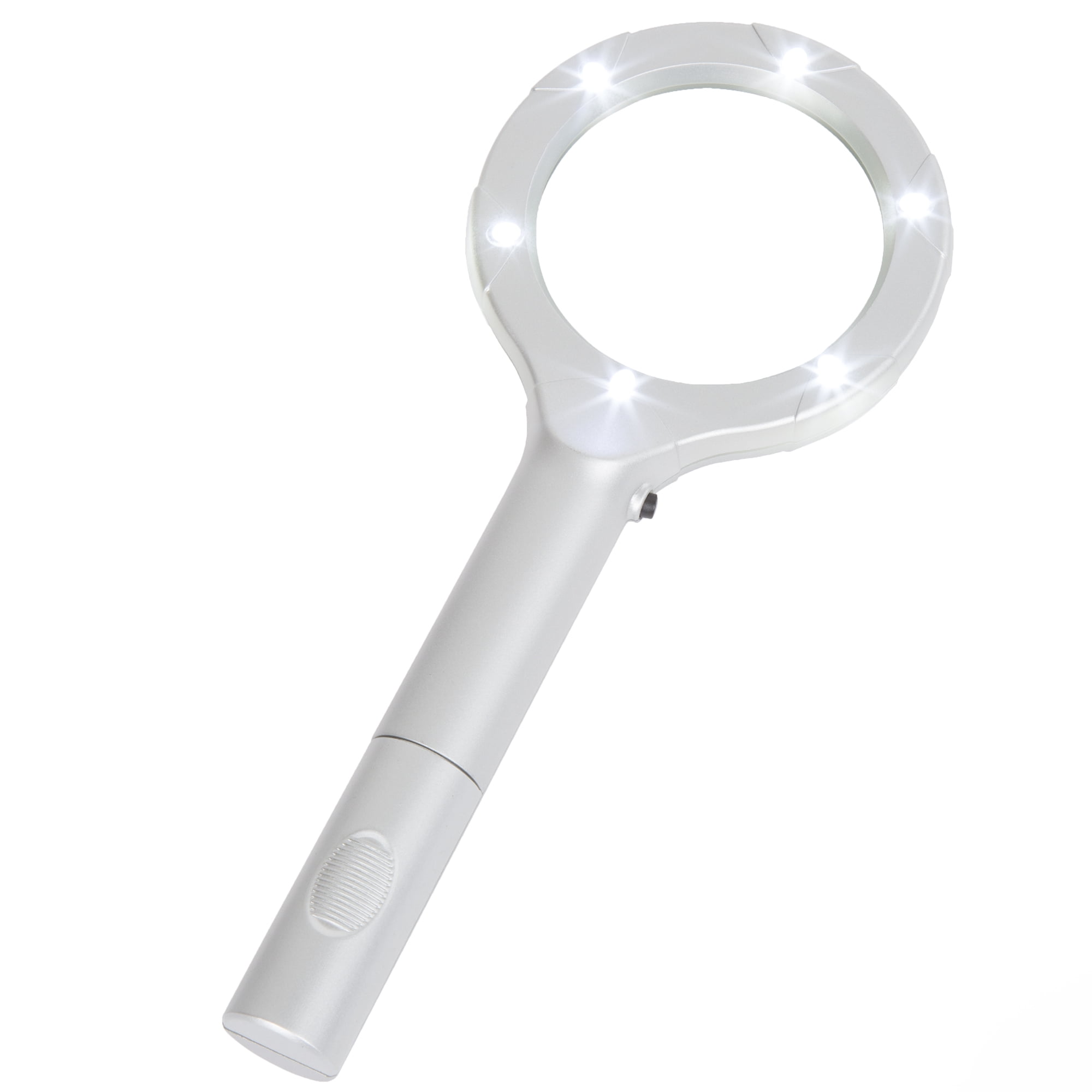 Magnifying Glass with LED Light Lightweight Handheld Lighted 4x