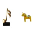 thumbnail image 1 of Figura Decorativa De Resina Creativa De Un Caballo Musical. Adorno De Mesa, Centro De Mesa Para Escritorio, Chimenea, Estantería, Entrada O Vitrina. Ideal Como Regalo De Inauguración O Para, 1 of 8