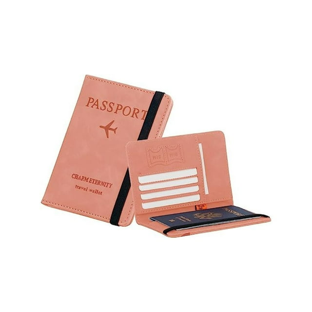 Porta Pasaporte Bluelander con Protección RFID Champagne CBHH-0140