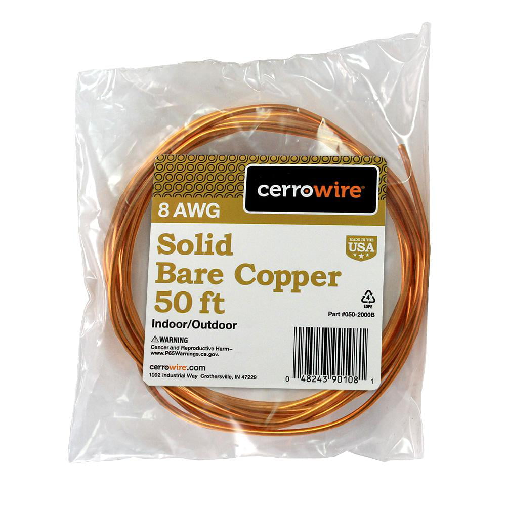 Solid Bare Copper Grounding Wire, Bare Ground Wire