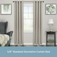 thumbnail image 3 of Kenney Seville 5/8" Standard Decorative Window Curtain Rod, 28-48", Oil Rubbed Bronze, 3 of 6