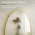thumbnail image 4 of Lumora 20"x28" Oval Bathroom Mirror Wall-Mounted, Gold, 4 of 5