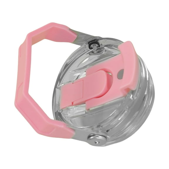 lixuesong Spill Proof Cup Lid Replaceble Sturdy Flicks Straw Cup Lid with Handle For 30oz Travel Tumblers Leak Resistant