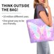 thumbnail image 2 of Disketp Purple Sparkling Butterfly Bolsa Tote Estampada para Mujer, Bolso de Hombro y de Mano para Compras y Viajes, 2 of 8