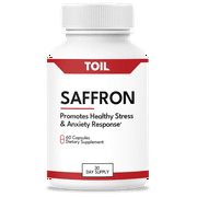 Saffron - Fight Feelings of Stress & Anxiety Caused by Daily Life, PTSD, Depression - Dietary Supplement from Toil, a Veteran Owned Company