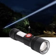 thumbnail image 3 of Rechargeable Torch, Lightweight Handheld Flashlight 3 Gear Aluminum Alloy  For Camping, 3 of 8