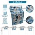 thumbnail image 6 of Ocean Set Sail Table Runner 72 Inches, Sailboat Sea Waves Blue Coral Starfish Bed Runner Dresser Scarves Tabletop for Indoor Outdoor Parties/Ceremony/Banquet, 18" x 72", 6 of 9