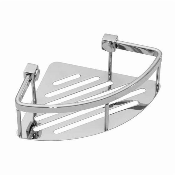 Wingits Corner Shower Basket,SS,Polished,8 in W WCONCBPS8