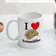 thumbnail image 3 of CafePress - I Love Armadillos Mug - 11 oz Ceramic Mug - Novelty Coffee Tea Cup, 3 of 3