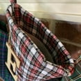 thumbnail image 4 of Highland Red Tartan Quilted Stocking with Personalized Letter Charm by Marilee Home, 4 of 8