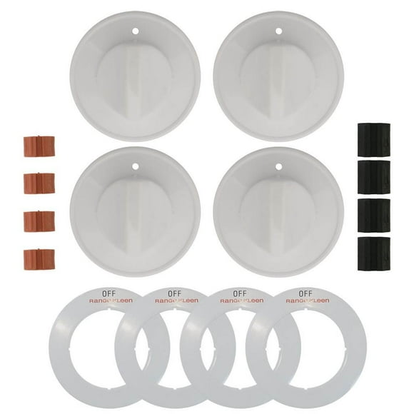 Range Kleen 8234 Kit de Remplacement Boutons et Accessoires pour Cuisinière à Gaz Universelle, Lot de 4