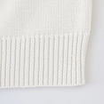 thumbnail image 3 of Coerni Girls Cardigan Sweater School Uniform Button Long Sleeve Knit Tops Kids Cropped Outerwear Casual Open Front Chunky Clothes, 3 of 5
