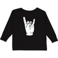 thumbnail image 3 of Inktastic Rocker Horns Boys or Girls Long Sleeve Toddler T-Shirt, 3 of 5