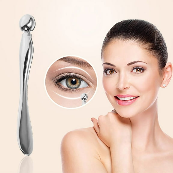 Eye Cream Applicator under $5! Cagogo Metal Eye Cream Applicator, Facial Massage Roller Tool, Skin Care Spatula, Beauty Instrument, Eye Serum Roller Stick