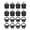Black, variant on M Buder 8 Pcs Quick Removal Fastener Thumb Screw Nuts Billet Aluminum Hard Top Bolts with 8 Pull Rings for Bronco 2dr 4dr 2021 and Up Red (16 cm / 6.3 in)