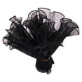 thumbnail image 2 of Kugisaki Flower Bouquet Wrapping Paper for Festival Party Decoration with Pleated Semi Transparent Courtyard Black Flower Wrapping Mesh Paper, 2 of 6