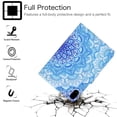thumbnail image 2 of Allytech Wallet Case for iPad Mini 6th Generation 2021(8.3 Inch), Synthetic Leather Soft TPU Folding Anti-Slip Stand Auto Sleep Wake Drop Proof Card Slots Cover for iPad Mini 6 8.3" 2021, Mandala, 2 of 6